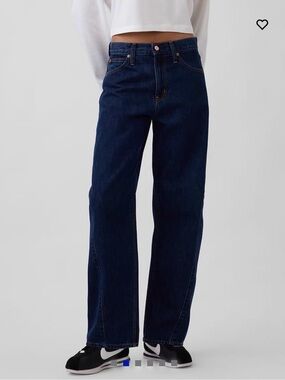 Gap High Rise Barrel Jeans 25